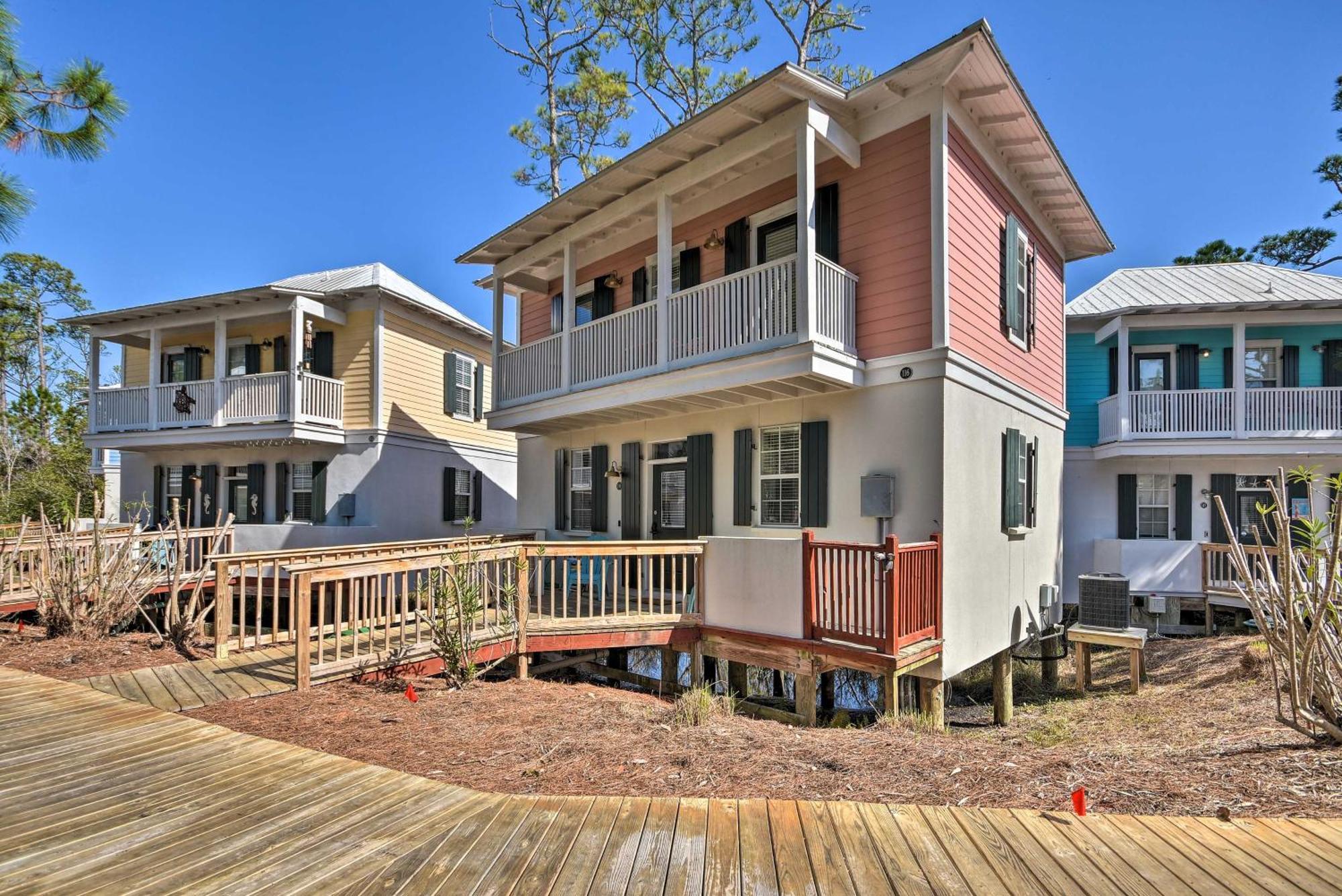 Beverly Bungalow Easy Walk To Seagrove Beach Santa Rosa Beach Kültér fotó
